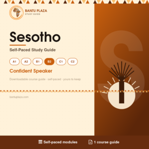 Sesotho B2 self-paced study guide cover